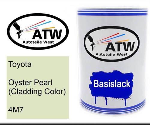 Toyota, Oyster Pearl (Cladding Color), 4M7: 500ml Lackdose, von ATW Autoteile West.